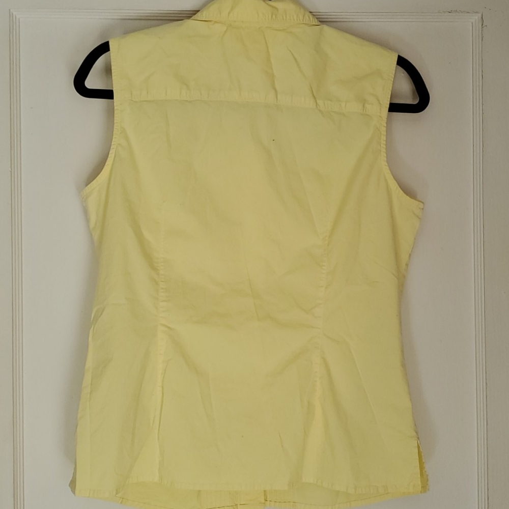 Tommy Hilfiger Sleeveless Button Up Shirt Size 14 - Picture 3 of 4